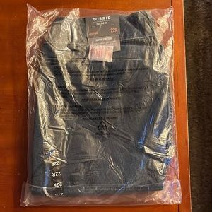 BRAND NEW!!! Never opened!!  Torrid Jegging 22R. Cascade Blue Jegging.